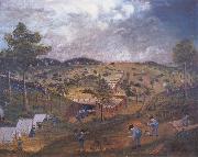 unknow artist Siege of Vicksburg oil painting on canvas